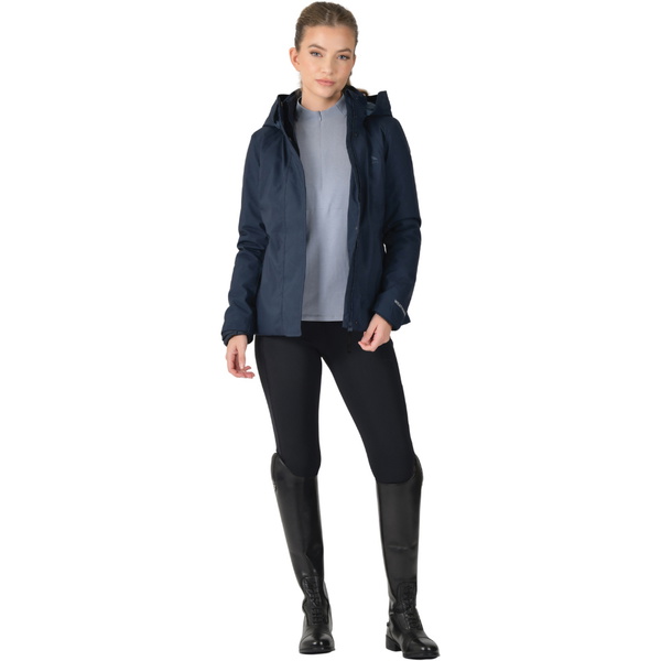 2025 Weatherbeeta Veste De Protection Pour Femmes Avec Col Montant 1028838 - Navy